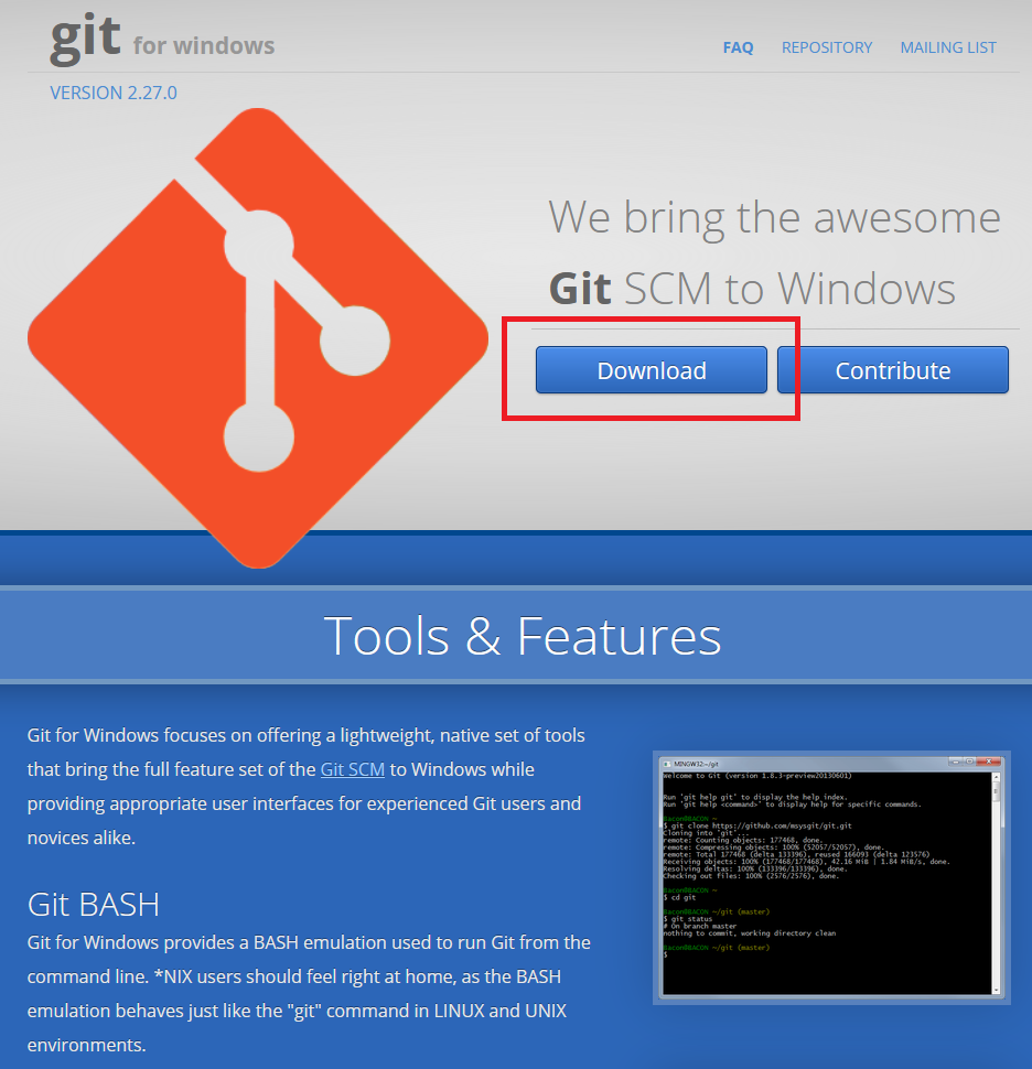 Git Gitではじめるソース管理入門 インストールしてみよう ウシマルラボ