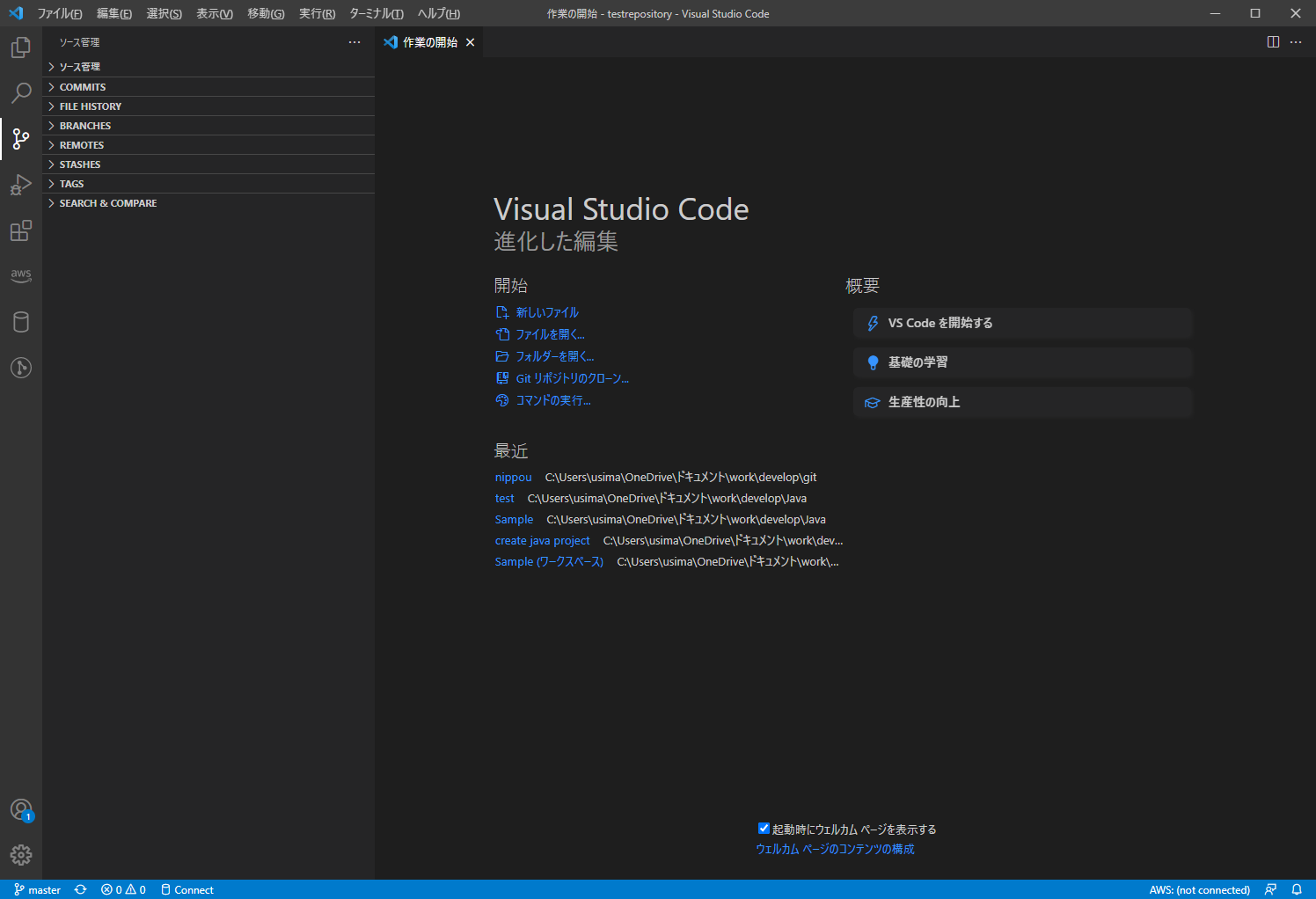 visual studio code github local to githob